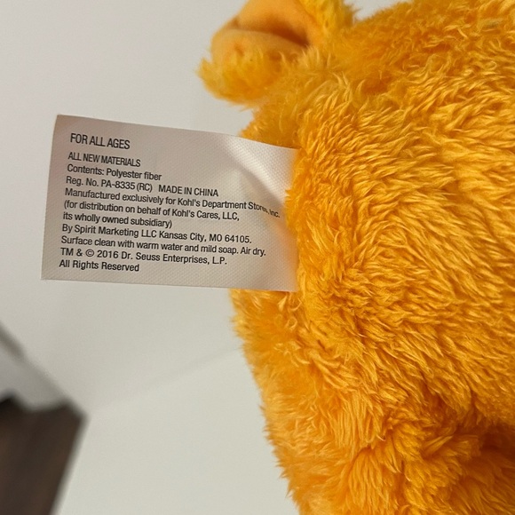 Kohls Cares Thidwick The Bighearted Moose Plush Stuffed Animal Toy 10" Dr Seuss - Picture 4 of 8